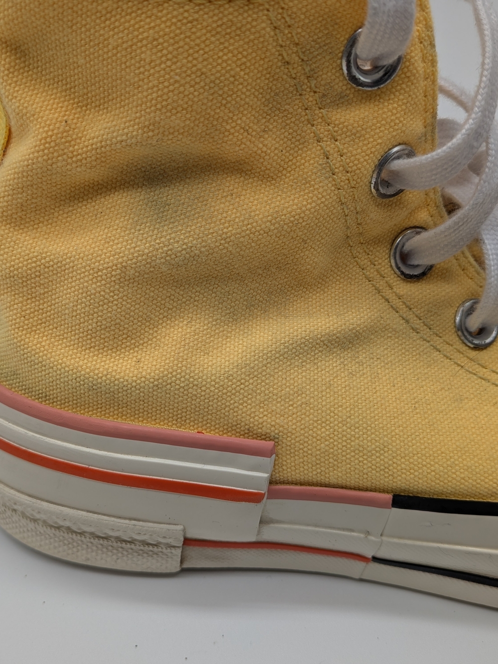 Converse Chuck 70 High Citron Pulse 570787C Women's Size 7 Yellow High Top Shoes - Picture 8 of 10